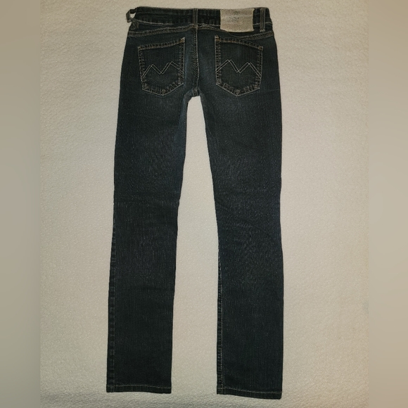 Dark Wash Denim Jeans Pants Bottoms Size 26 - Picture 4 of 8